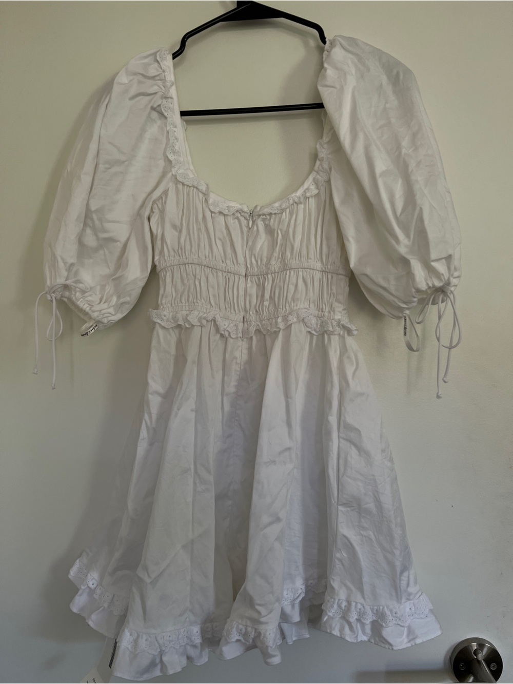 For Love & Lemons White Jackson mini dress xs - Picture 3 of 3